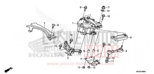 AMORTIS. DIRECTION CBR1000SAF de 2015